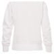 BLUZA OKRĄGŁY DEKOLT MISTRAL+LADY - BIAŁY