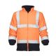 BLUZA POLAROWA ODBLASKOWA HI-VIZ REF402 - POMARAŃCZOWY