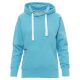 BLUZA Z KAPTUREM ATLANTA+LADY - BŁĘKIT TURKUSOWY