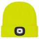 CZAPKA ZIMOWA AKRYLOWA DZIANA LED YELLOW