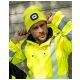 CZAPKA ZIMOWA Z LATARKĄ LED - ŻÓŁTA HIVIS