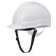 HEŁM PRZEMYSŁOWY BRATEK-3 Z PASKIEM BIAŁY