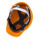 HEŁM PRZEMYSŁOWY BRATEK-3 Z PASKIEM POMARAŃCZOWY