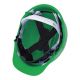 HEŁM PRZEMYSŁOWY BRATEK-3 Z PASKIEM ZIELONY