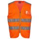 KAMIZELKA ROBOCZA ACE - POMARAŃCZOWY FLUO