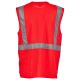 KAMIZELKA ROBOCZA EXTRA - CZERWONY FLUO