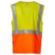 KAMIZELKA ROBOCZA EXTRA MESH - ŻÓŁTY FLUO - POMARAŃCZOWY FLUO
