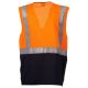 KAMIZELKA ROBOCZA EXTROVERT MESH - POMARAŃCZOWY FLUO-GRANATOWY