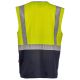 KAMIZELKA ROBOCZA EXTROVERT - ŻÓŁTY FLUO-GRANATOWY