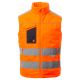 KAMIZELKA ROBOCZA TASK - POMARAŃCZOWY FLUO-GRANATOWY