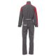 KOMBINEZON ROBOCZY PROMOTECH - SZARY STALOWY-CZERWONY