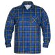 KOSZULA FLANELOWA KRATA NIEBIESKA