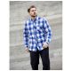 KOSZULA FLANELOWA OPTIFLANNEL - NIEBIESKI