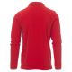 KOSZULKA POLO DŁUGI RĘKAW AVIAZIONE - CZERWONY-WŁOCHY