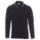 KOSZULKA POLO DŁUGI RĘKAW AVIAZIONE - GRANATOWY-WŁOCHY