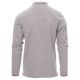 KOSZULKA POLO DŁUGI RĘKAW AVIAZIONE MELANGE - SZARY MELANŻ-WŁOCHY