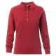 KOSZULKA POLO DŁUGI RĘKAW FLORENCE LADY - BORDOWY