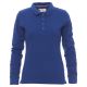 KOSZULKA POLO DŁUGI RĘKAW FLORENCE LADY - KRÓLEWSKI NIEBIESKI