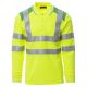 KOSZULKA POLO DŁUGI RĘKAW GUARD+WINTER - ŻÓŁTY FLUO-ŻELOWY ZIELONY
