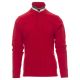 KOSZULKA POLO DŁUGI RĘKAW LONG NATION - CZERWONY-WŁOCHY