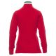 KOSZULKA POLO DŁUGI RĘKAW LONG NATION LADY - CZERWONY-WŁOCHY