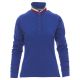 KOSZULKA POLO DŁUGI RĘKAW LONG NATION LADY - KRÓLEWSKI NIEBIESKI-WŁOCHY
