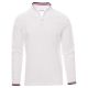 KOSZULKA POLO DŁUGI RĘKAW PRIVE - BIAŁY