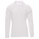 KOSZULKA POLO DŁUGI RĘKAW VERONA - BIAŁY