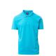 KOSZULKA POLO KRÓTKI RĘKAW AMALFI - BŁĘKIT TURKUSOWY