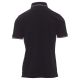KOSZULKA POLO KRÓTKI RĘKAW CAMBRIDGE - CZARNY-BIAŁY