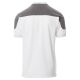 KOSZULKA POLO KRÓTKI RĘKAW COMPANY - BIANCO-SMOKE
