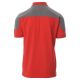 KOSZULKA POLO KRÓTKI RĘKAW COMPANY - ROSSO-SMOKE