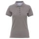 KOSZULKA POLO KRÓTKI RĘKAW GLAMOUR - SZARY STALOWY
