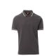 KOSZULKA POLO KRÓTKI RĘKAW ITALIA - ANTRACYTOWY