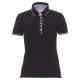 KOSZULKA POLO KRÓTKI RĘKAW LEEDS - CZARNY-BIAŁY