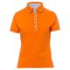 KOSZULKA POLO KRÓTKI RĘKAW LEEDS - POMARAŃCZOWY-BIAŁY