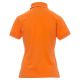 KOSZULKA POLO KRÓTKI RĘKAW LEEDS - POMARAŃCZOWY-BIAŁY