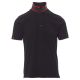 KOSZULKA POLO KRÓTKI RĘKAW MEMPHIS - CZARNY-CZERWONO-ZIELONY