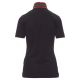 KOSZULKA POLO KRÓTKI RĘKAW MEMPHIS LADY - CZARNY-CZERWONO-ZIELONY