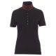 KOSZULKA POLO KRÓTKI RĘKAW MEMPHIS LADY - CZARNY-CZERWONO-ZIELONY