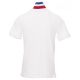 KOSZULKA POLO KRÓTKI RĘKAW NATION - BIAŁY-FRANCJA
