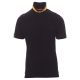 KOSZULKA POLO KRÓTKI RĘKAW NATION - CZARNY-NIEMCY