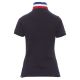 KOSZULKA POLO KRÓTKI RĘKAW NATION LADY - GRANATOWY-FRANCJA