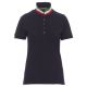 KOSZULKA POLO KRÓTKI RĘKAW NATION LADY - GRANATOWY-WŁOCHY