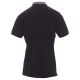 KOSZULKA POLO KRÓTKI RĘKAW NAUTIC - CZARNY-BIAŁO-ŻÓŁTY FLUO