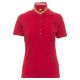 KOSZULKA POLO KRÓTKI RĘKAW NAUTIC LADY - CZERWONA PASJA-BIAŁO-ŻÓŁTY FLUO