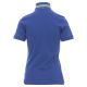 KOSZULKA POLO KRÓTKI RĘKAW NAUTIC LADY - KRÓLEWSKI NIEBIESKI-BIAŁO-ŻÓŁTY FLUO