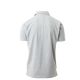 KOSZULKA POLO KRÓTKI RĘKAW PRESTIGE MELANGE - SZARY MELANŻ
