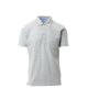 KOSZULKA POLO KRÓTKI RĘKAW PRESTIGE MELANGE - SZARY MELANŻ