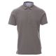 KOSZULKA POLO KRÓTKI RĘKAW PRESTIGE - SZARY STALOWY